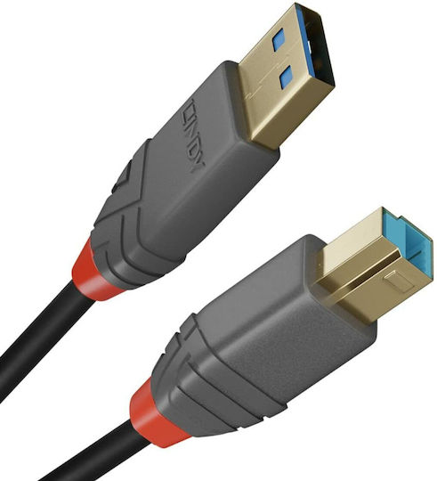 Lindy 2m USB 3.0 Cable A-Male to B-Male (36742)