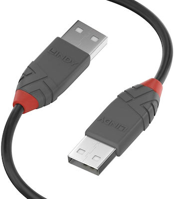 Lindy 0.5m USB 2.0 Cable A-Male (36691)