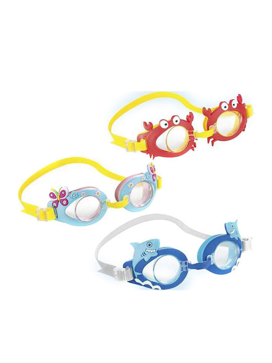 Intex Fun Γυαλιά Κολύμβησης Παιδικά Κόκκινα Κόκκινα