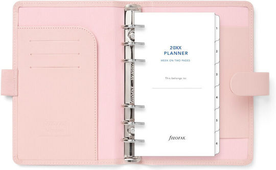 Filofax Ημερήσιο Organizer Ροζ Δερμάτινο