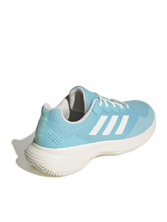 adidas GameCourt 2 Femei Pantofi Tenis Toate instanțele Albastru