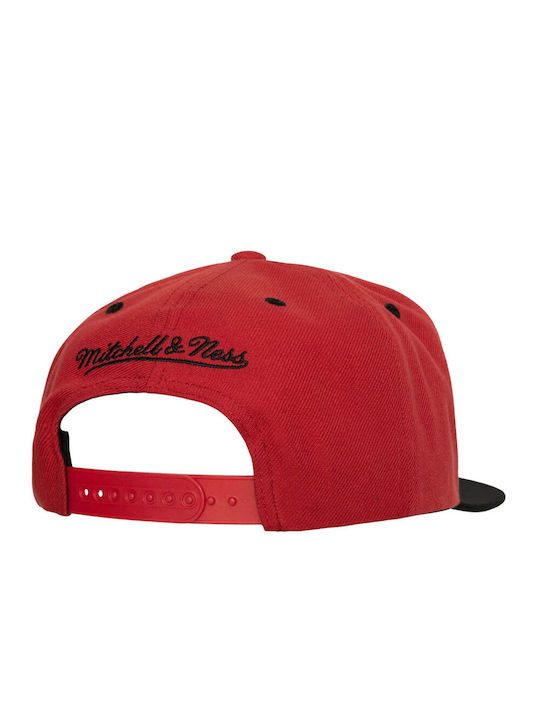 Mitchell & Ness Snapback Cap Red