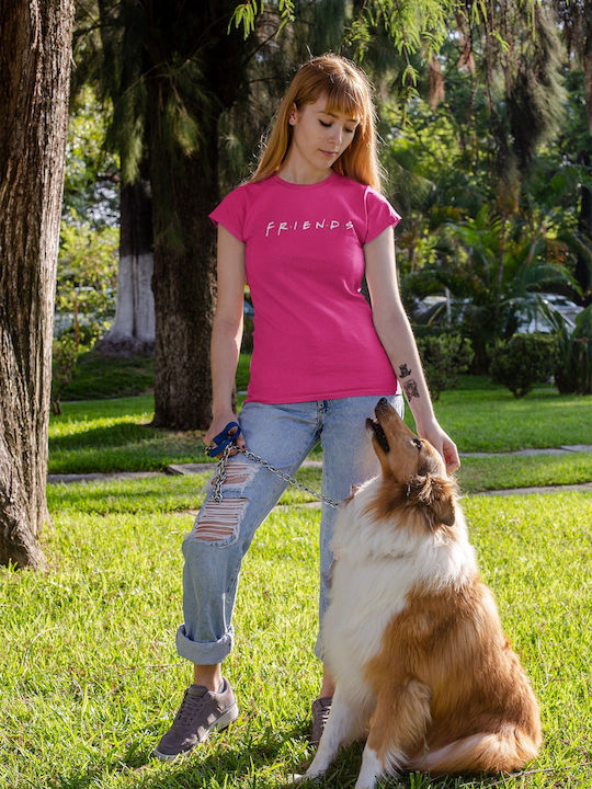 Softworld Logo T-shirt Φούξια