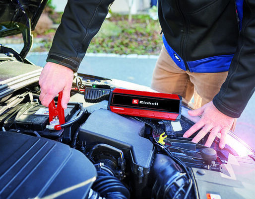 Einhell CC-JS 18 Φορητός Εκκινητής Μπαταρίας Αυτοκινήτου 18000mAh με Power Bank / USB / Φακό 12V