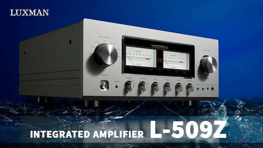 Luxman L-509Z Ολοκληρωμένος Ενισχυτής Hi-Fi Stereo 240W/4Ω 120W/8Ω L-509Z Ασημί
