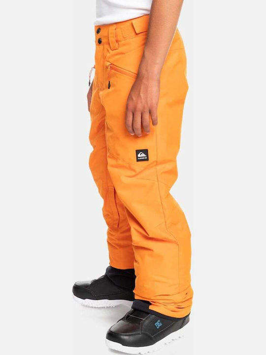 Quiksilver Boundry EQBTP03030-NMD0 Pantaloni de schi și snowboard pentru copii Ski & Snowboard Portocaliu