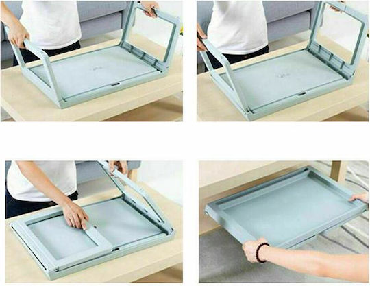 Next Plastic Dreptunghiular Tavă de Pat în Culoare Gri 55x35x25cm 35904-08---2 1buc