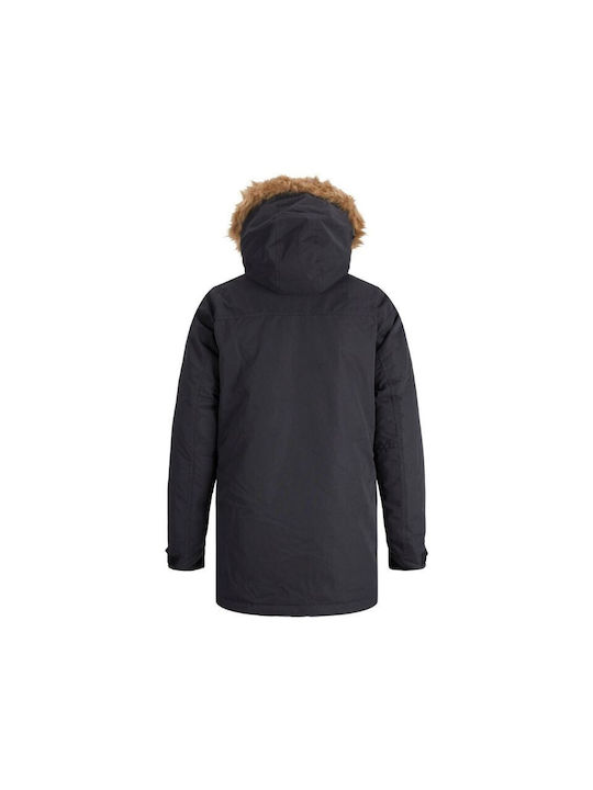 Jack & Jones Boys Parka Black with Ηood