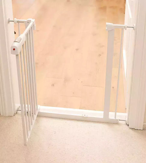 Lionelo Truss Slim Foldable Security Door Simple Placement made of Metal in White Color 105x78cm 1pcs