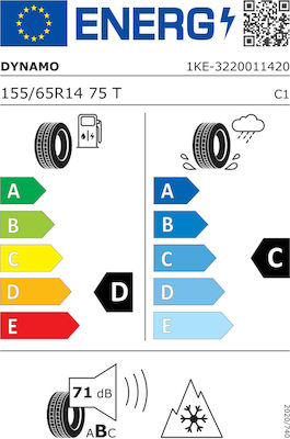Dynamo M4S01 Car 4 Seasons Tyre 155/65R14 75H