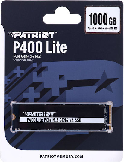 Patriot Viper VP400 Lite SSD 1TB M.2 Type with PCI Express 4.0 Connection P400LP1KGM28H