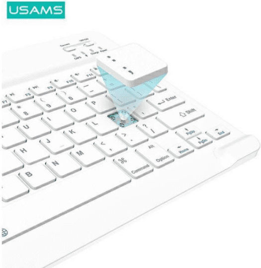 Usams Winro Flip Cover με Πληκτρολόγιο στα Αγγλικά US Λιλά / Λευκό (iPad Pro 2020 11" / iPad Pro 2021 11" / iPad Pro 2022 11'')