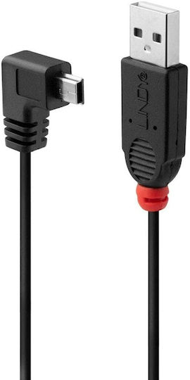 Lindy 1m USB 2.0 Cable A-Male to mini B-Male (31971)
