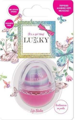 Lukky Cosmetics Toys Lip Balm Eierförmiges Kinderschminke (Verschiedene Designs) 1Stück