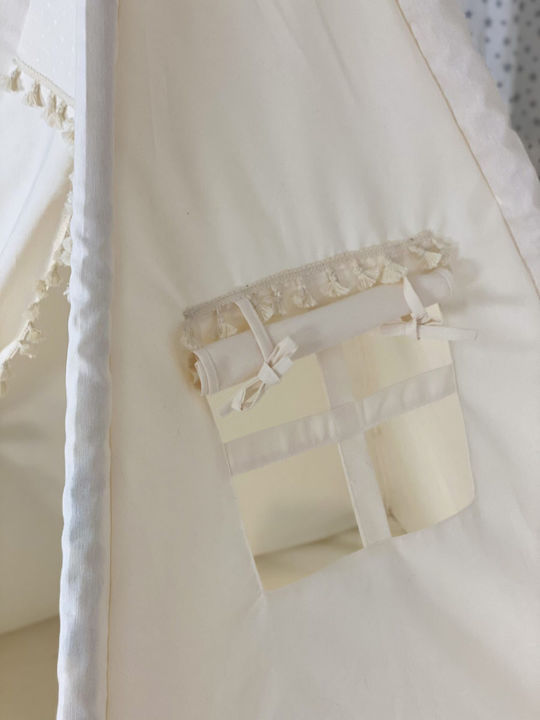 Velvet White Детски шатър Индийски Бял
