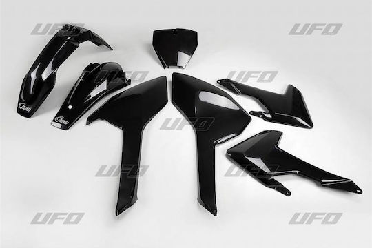 UFO Motorcycle Plastic Set for Husqvarna FS 450 Black 1pcs