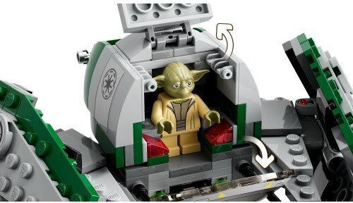 LEGO Star Wars Yoda's Jedi Starfighter за 8+ Години