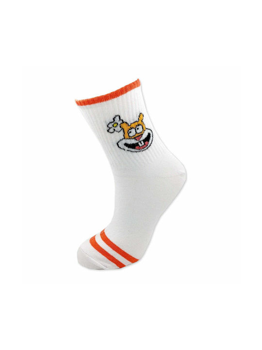 Axidwear AXID Patterned Socks White