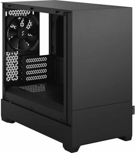 Fractal Design Pop Mini Silent Mini Tower Computer Case Black Solid