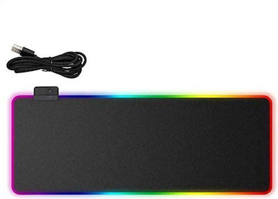 Spartan Gear XXL Gaming Mouse Pad with RGB Lighting Black 800mm Ares