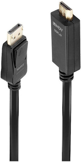 Lindy Cable DisplayPort male - HDMI male 1m Black (36921)