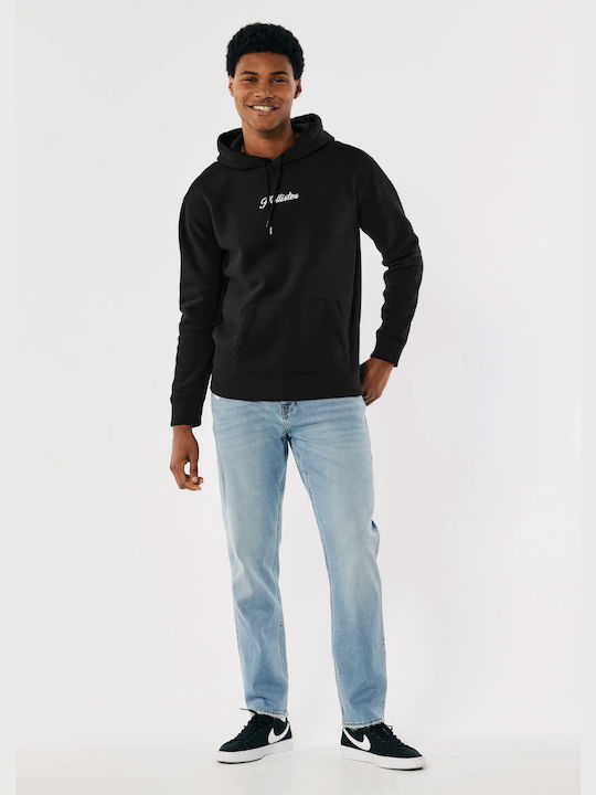 Hollister Herren Sweatshirt mit Kapuze Schwarz