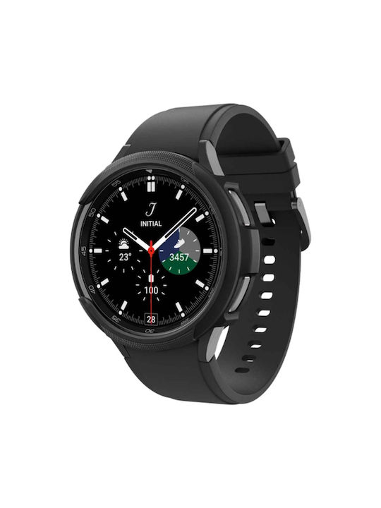 Spigen Liquid Air Carcasă de Silicon în culoarea Negru pentru Galaxy Watch6 Classic 43mm