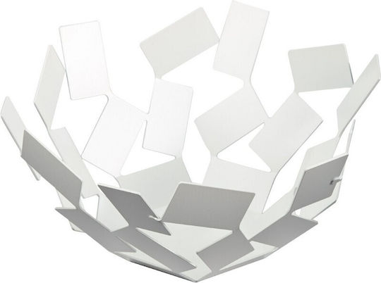 Alessi La Stanza Dello Scirocco Φρουτιέρα Inox Λευκή 27.3x27.3x13εκ.