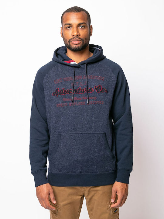 Sweatshirt with Hood Blue