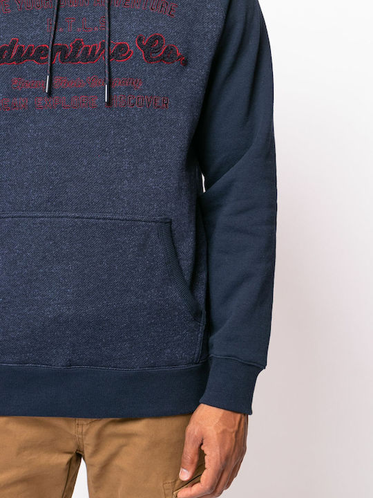 Sweatshirt with Hood Blue
