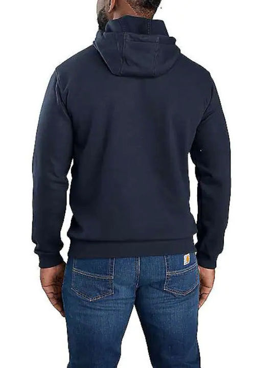 Carhartt Men's Sweatshirt with Hood and Pockets Navy Blue