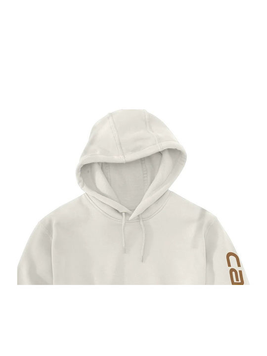Carhartt Бял с Качулка