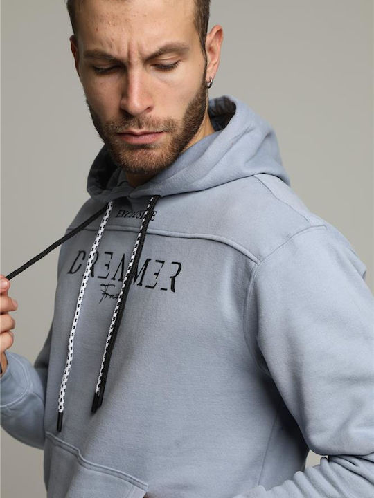 Sweatshirt mit Kapuze Hellblau