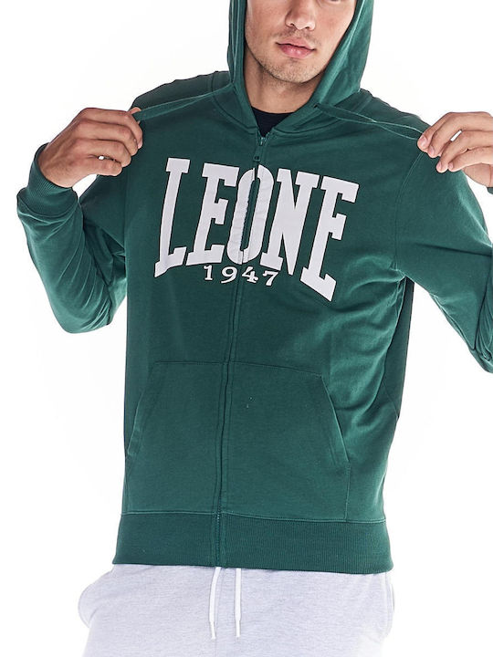 Green Hoodie Cardigan