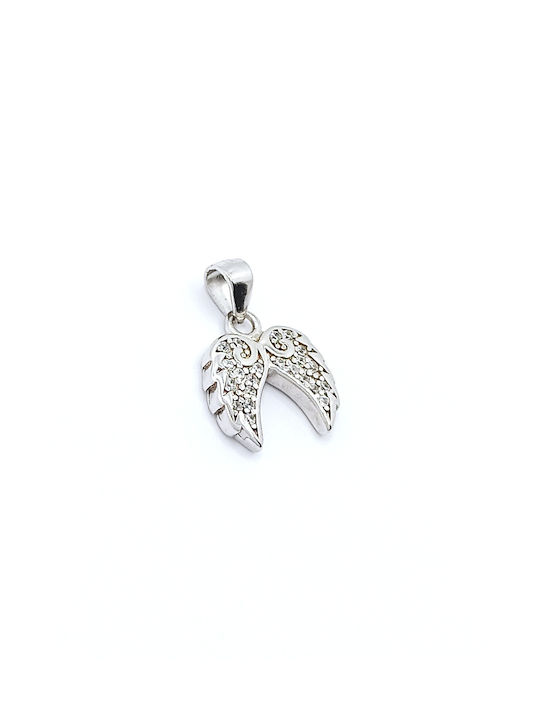 PS Silver Charm from Silver with Zircon