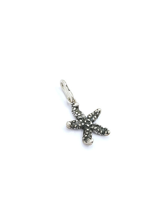 PS Silver Charm with design Star from Silver