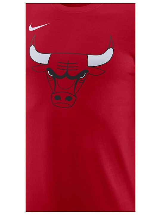 NBA Chicago Bulls Essentials Αθλητικό T-shirt Κόκκινο