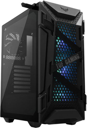 Vengeance Legend-V17 ASUS Edition Гейминг Настолен Компютър (Ryzen 5-5500/16GB DDR4/1TB SSD/Radeon RX 6600/Без Операционна Система) и Монитор AOC 24G2SAE/BK