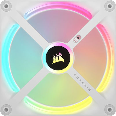 Corsair iCUE LINK QX140 Case Fan με RGB Φωτισμό Λευκό