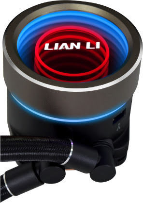 Lian Li Galahad II Trinity 240 Охлаждане AIO CPU с 2 вентилатора 120mm и ARGB осветление
