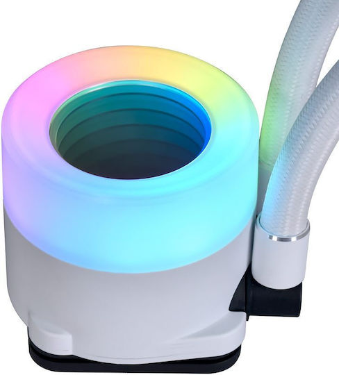Lian Li Galahad II Trinity 360 Охлаждане AIO CPU с 3 Вентилатора 120mm и ARGB Осветление Бял