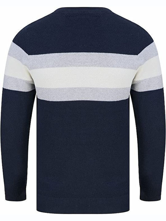 Tokyo Laundry Herren Langarm-Pullover Marineblau