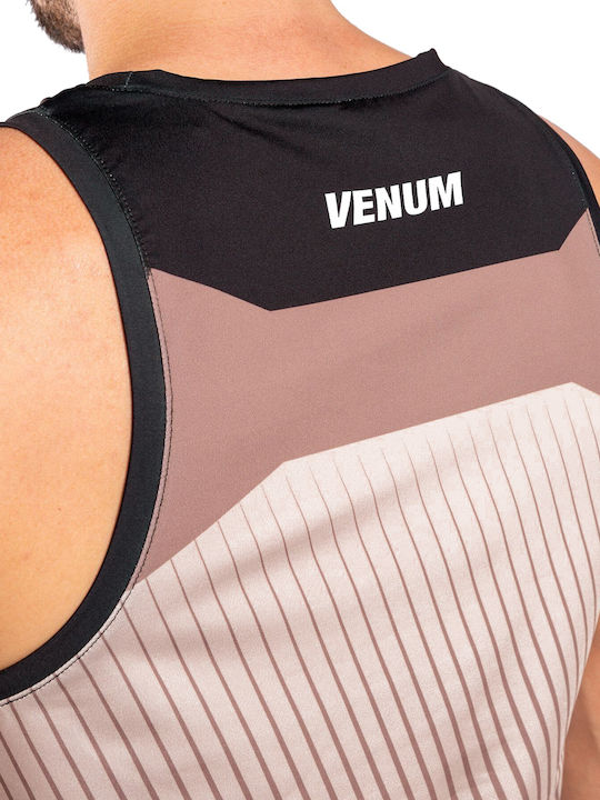 Venum Men's Athletic T-shirt Short Sleeve Beige