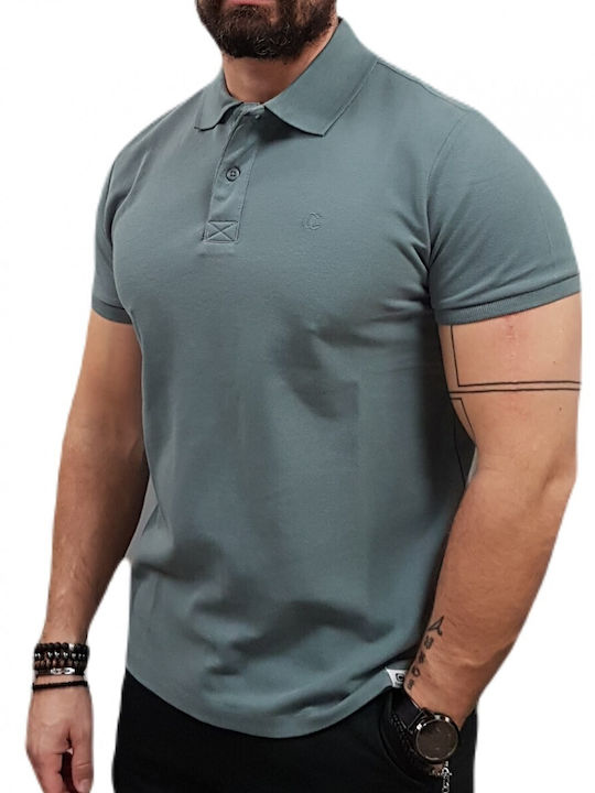 Brokers Jeans Herren Kurzarmshirt Polo Grün