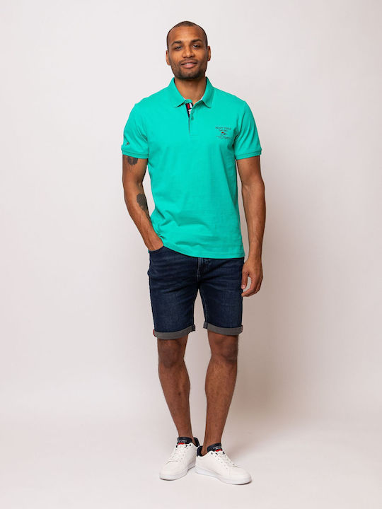 Heavy Tools Men's Short Sleeve Blouse Polo Green