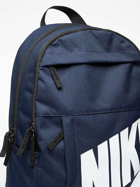 Nike Σχολική Τσάντα Πλάτης Γυμνασίου - Λυκείου Μπλε με Θήκη για Παγούρι 21lt