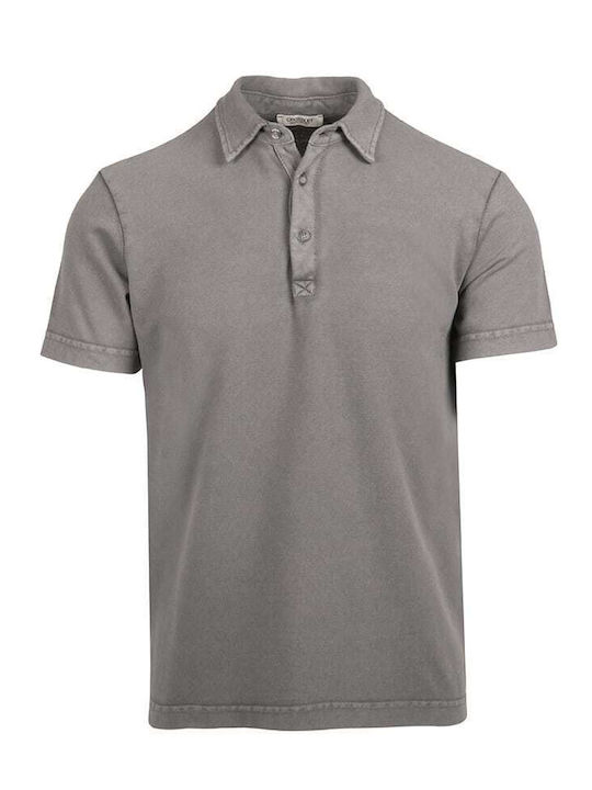 Crossley Men's Short Sleeve Blouse Polo Gray