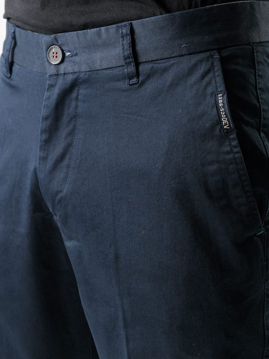Trousers Chino Elastic Blue