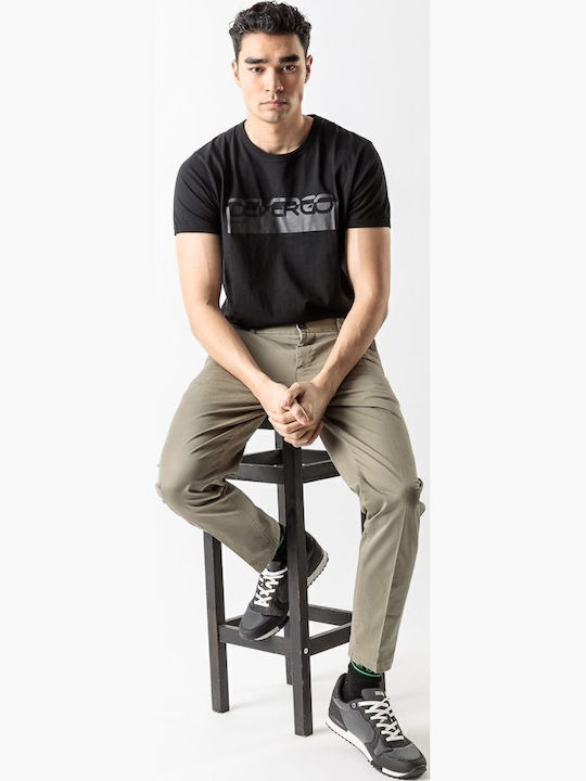 Pantaloni Chino Elastic Verde