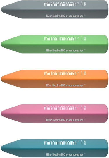 ErichKrause Eraser for Pencil and Pen Tri Stick (Μiscellaneous colours) 1pcs